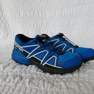 Salomon Speedcross ClimaSalomon Waterproof Hiking Shoes Blue Black Size 5 EU 37